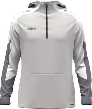 JAKO Kapuzenpullover Dynamic hellgrau weiss grau