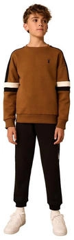 Next Tracksuit Color-Blocking karamell/schwarz/weiß