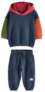Next Blockfarben-Kapuzensweatshirt und Jogginghose (NXTp2x8001000010) navy blue