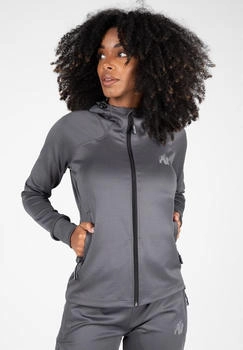 Gorilla Wear Halsey Sports Sweat Jacket Slim Fit stone/dunkelgrau