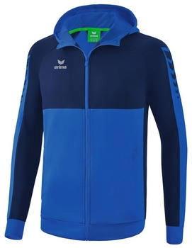 Erima Six Wings Trainingsjacke mit Kapuze (1032206) royalblau/navyblau