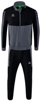 Erima Six Wings Trainingsanzug Regular Fit (1032207+1102203) slate grey/schwarz