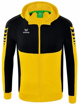 Erima Six Wings Trainingsanzug Regular Fit gelb/schwarz