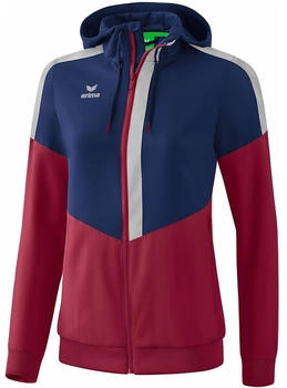 Erima Squad Tracktop Jacke mit Kapuze blau