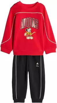 Adidas DISNEY MICKY MAUS JOGGINGANZUG Pure Ruby / Off White (JZ7678)