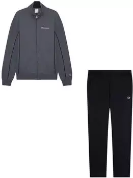 Champion Sweatsuit Trainingsanzug graphit/schwarz/weiß
