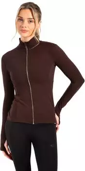 Smilodox Kenna Gold Trainingsjacke braun
