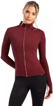 Smilodox Kenna Gold Trainingsjacke (58077) bordeaux rot