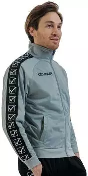 Givova Tricot Band Jacke hellgrau