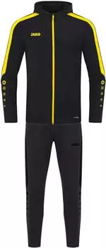 JAKO Kinder Trainingsanzug Polyester Power (M9623) schwarz/citro