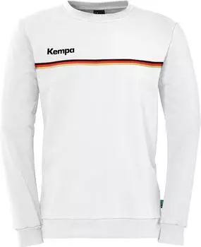 Kempa Team Germany Sport-Pullover mit Deutschland-Muster (2005144-16) weiß