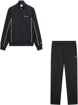 Champion Sweatsuit Trainingsanzug schwarz/wei&szlig;