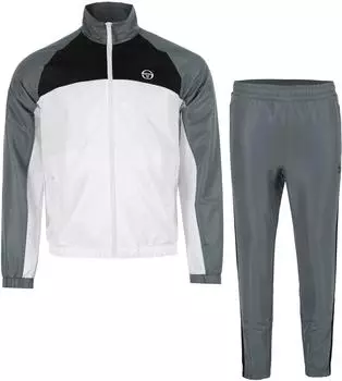 Sergio Tacchini Metropolis Trainingsanzug stone/schwarz/weiß