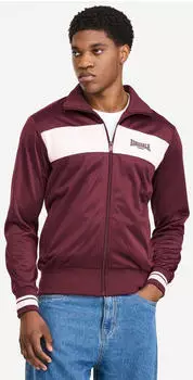 Lonsdale Meols Trainingsjacke normale Passform wei&szlig;/rot