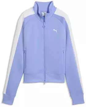 Puma T7 ALWAYS ON Kurze Trainingsjacke Damen Kleidung Lila Purple (629796_60)