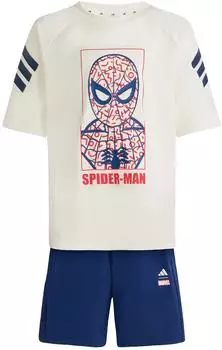 Adidas MARVEL SPIDER-MAN SPORT SET Off White / Dark Blue (JZ3544)