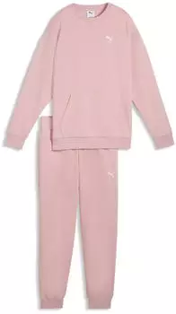 Puma Relaxed Trainingsanzug Damen Kleidung Rosa Pink (691900_26)