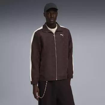 Puma T7 Gewebte Trainingsjacke Herren Kleidung Braun Brown (634398_31)