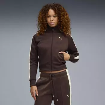 Puma T7 ALWAYS ON Kurze Trainingsjacke Damen Kleidung Braun Brown (629796_31)