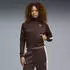 Puma T7 ALWAYS ON Kurze Trainingsjacke Damen Kleidung Braun Brown (629796_31)