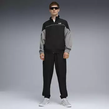 Puma Colourblock Trainingsanzug Herren black (691772_01)