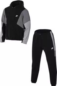Nike Club Fleece-Trainingsanzug mit Kapuze Herren (HV1165) schwarz