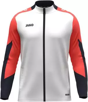 JAKO Dynamic Polyesterjacke Regular Fit (9370) weiß/coral/marine