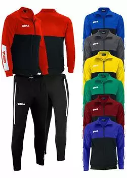OMKA OK203K Trainingsanzug Set rot