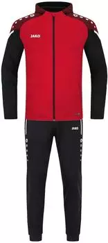 JAKO Performance Trainingsanzug mit Kapuze (M9422) rot/schwarz
