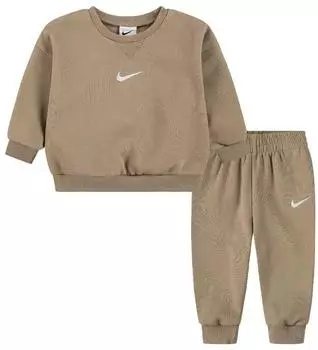 Nike Essential Fleece Crew Set creme/sand