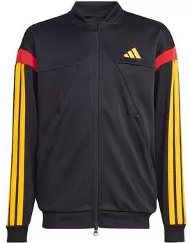 Adidas Hot Track Top Regular Fit (KH3809) schwarz/collegiate gold/rot