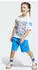 Adidas MARVEL AVENGERS T-SHIRT SET Off White / Ray Blue (JZ3573)