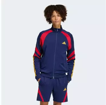 Adidas House of Tiro Nations Pack Trainingsjacke (KE6025) dunkelblau/team power rot 2/crew gelb