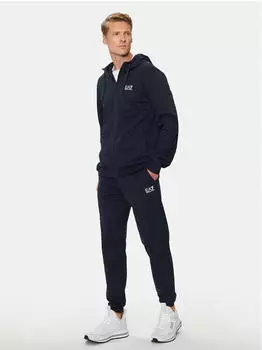 Emporio Armani Train Core Identity Trainingsanzug Set (8NPV63-PJVRZ) navy/weiß