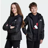 Kinder Adidas AG Adidas Kinder J Rain JKT Regenjacke - Mehrfarbig - 116