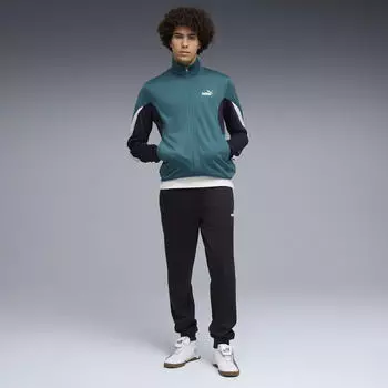 Puma ESS Block Poly Suit Trainingsanzug emerald ice gr&uuml;n