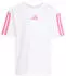 Adidas Essentials 3-Stripes T-Shirt + Shorts Set Kinder Regular Fit (KC6147) white/pink fusion