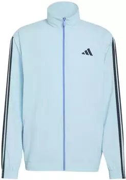Adidas Essentials Track 3-Stripes Woven Tracktop (KE5590) icey blue/night navy