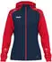 JAKO Sonic Kapuzen-Trainingsjacke (6826D) marine/rot