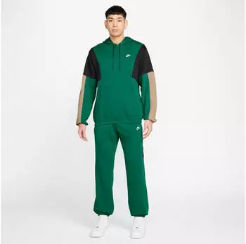 Nike Club Fleece-Trainingsanzug mit Kapuze Herren (HV1165-365) malachite/white/black/white
