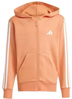 Adidas Essentials Full Zip Hoodie Regular Fit (KD8556) dusky orange/wei&szlig;