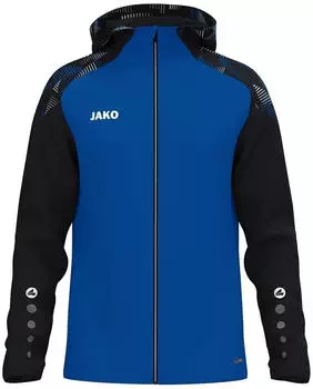 JAKO Sonic Polyesterjacke mit Kapuze (6826-408) royal/schwarz