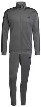 Adidas Sportswear Basic 3 Stripes Tricot Tracksuit (KC1355) grey six