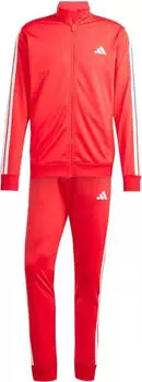 Adidas Basic 3-Stripes Tricot Trainingsanzug (JX8731) rot/wei&szlig;