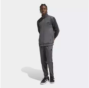 Adidas Basic 3-Streifen Tricot Trainingsanzug (KC1355) grey six