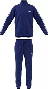 Adidas Basic 3-Stripes Tricot Trainingsanzug (KR7770) semi lucid blue/wei&szlig;