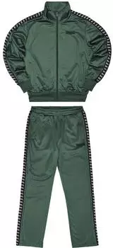 Lonsdale Wyberton Trainingsanzug Regular Fit (115026) olive/schwarz/wei&szlig;