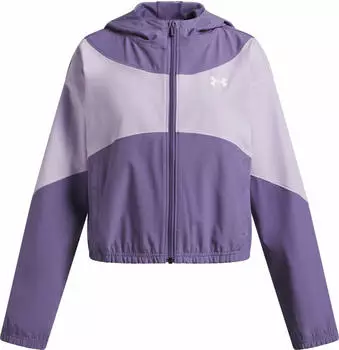 Under Armour Rival Woven Trainingsjacke (6004181-520) purple luxe/purple crest/white