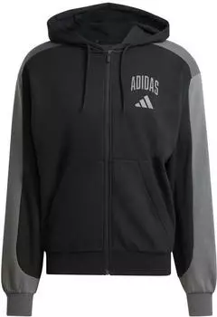 Adidas Collegiate Fleece Full-Zip Trainingsjacke (KD0070) black/grey six