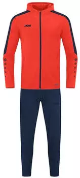 JAKO Kinder Trainingsanzug Polyester Power (M9623K) flame/marine